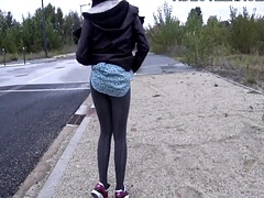 Morena, Clásico, Compilación, Hembra, Orgasmo, Al aire libre, Solo, Medias largas