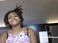 アフリカ人, 黒人, フェラチオ, チン, 毛深い, Hd, ストリップ, ティーン