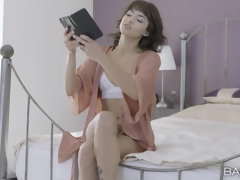 美女, デカチン, ブロンド, 茶髪の, チン, ヨーロピアン, オナニー, ショートヘア