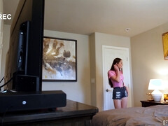 Grosse bite, Gros seins, Frère, Brunette brune, Queue, Faciale, Hd, Nénés