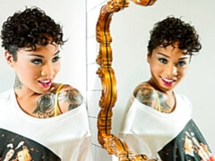 フェラチオ, バック, 黒人, 異人種間, キス, 下着, オナニー, ストッキング