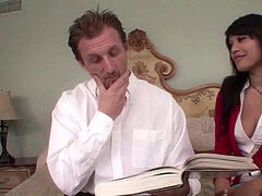 フェラチオ, 顔射, 乱交, なめる, オマンコ, 剃毛, フェラする, ティーン