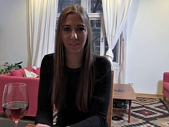 Brunette brune, Doigter, Masturbation, Jouets