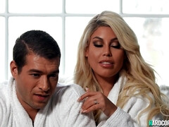 Gardener butt sex fucks Latina maid