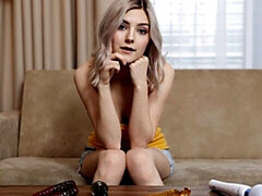 18, 素人, デカパイ, 指いじり, オナニー, ガリガリ, 一人, ティーン