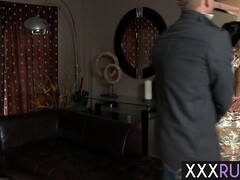 Perfect butt masseuse suck big dick