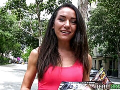 デカ尻, デカチン, フェラチオ, 茶髪の, 自然山雀, アウトドア, ティーン, オッパイの