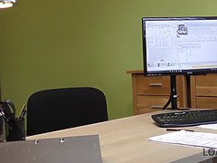 面接, エロ熟女, バック, 淫乱熟女, 母, お金, オマンコ, 義母
