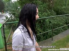 Amateur, Brunette brune, Tchèque, Hd, Fait maison, Public, Réalité, Criant