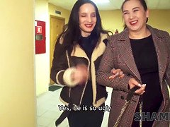 18, 茶髪の, エロ熟女, 熟年, オマンコ, ロシア人, 剃毛, 息子