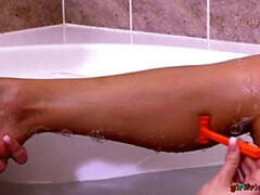 Bad, Fingern, Freundin, Lesbisch, Lecken, Muschi