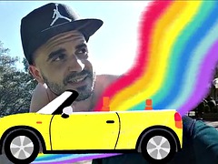 Leie, Schwul, Latina, Masturbation, Muskel, Im freien, Dürr, Spanisch