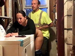 Married Babe Pays Bill In Basement