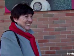 Grosse bite, Gros seins, Sucer une bite, Couple, Allemand, Mamie, Mature, Nénés