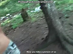 Two dicks for a brunette