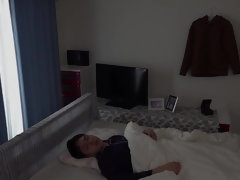 Asiático, Chica, Tetas grandes, Corridas, Fetiche, Peludo, Coño, Trio