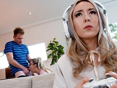 Chica, Tetas grandes, Rubia, Engañando, Estilo perrito, Juegos, Hd, Estrella porno