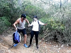 Grote kont, Grote lul, Grote mammen, Pijpbeurt, Bruinharig, Hondjeshouding, Buiten, Mager