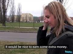 Amateur, Blonde, Sucer une bite, Voiture, En levrette, Argent, De plein air, Pov