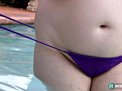 Busty Skinny Tits Swim