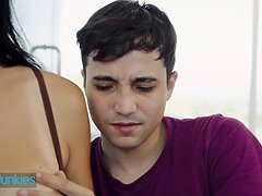 デカチン, チン, 手コキする, ハードコア, Hd, 淫乱熟女, 自然山雀, オマンコ
