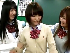 指いじり, 乱交, 手コキする, ハードコア, 日本人, ハメ撮り, 三人, おもちゃ