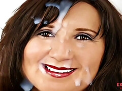 Cumshot compilation MILFs get degraded by facial cumshots