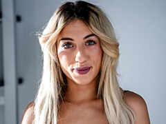 Leie, Grosser schwanz, Blondine, Hundestellung, Lingerie, Zierlich, Rasiert, Strümpfe