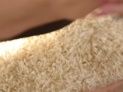 Zwart, Hakken, Ondergoed, Masturbatie, Natuurlijke tieten, Rok, Alleen, Tatoeage