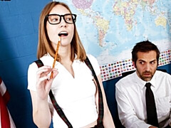 Culo grande, Verga grande, Mamada, Estilo perrito, Tetas naturales, Colegiala, Adolescente, Tetas