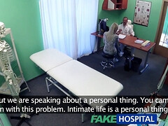 Leie, Blondine, Schwanz, Prüfung, Hd, Krankenschwester, Büro, Spanner