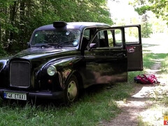 イギリス人, 茶髪の, 巨乳な, 車, ハードコア, なめる, 三人, オッパイの