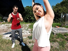 フェラチオ, 茶髪の, 手コキする, ストリッピング, ティーン, オッパイの