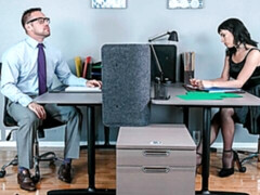 Amateur, Verga grande, Morena, Tetas naturales, Oficina, Medias largas, Adolescente, Tetas