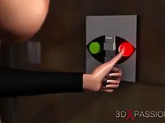 Tridimensionnel, Anal, Queue, Hd, Latex, Monstre, Transsexuelle, Esclave