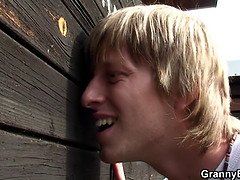 ブロンド, フェラチオ, イマラチオ, オナニー, 熟年, 淫乱熟女, 母, 義母