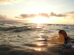 Arsch, Bikini, Blondine, Kleid, Freundin, Geschwollene nippel, Muschi, Rasiert