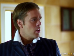 黒人, フェラチオ, 顔射, メイド, ピアス, ストッキング, タトゥー, ユニフォーム