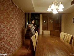 18 jaar, Grote mammen, Bruinharig, Indisch, Kut duiken, Alleen, Tiener, Nat