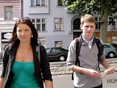 18 años, Amateur, Pareja, Checa, Dinero, Público, Realidad, Esposa