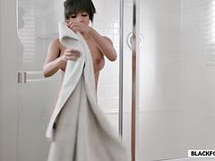 デカチン, デカパイ, 黒人, フェラチオ, 黒人, 異人種間, オッパイの, 妻