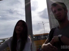 Leie, Schwarz, Paar, Tschechisch, Geld, Pov, Öffentlich, Ehefrau