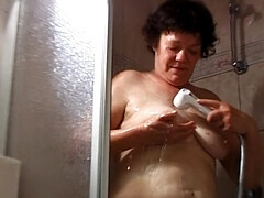 Arsch, Braunhaarige, Pummelig, Fett, Nackt, Muschi, Solo, Titten