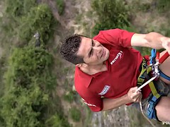 アジア人, 美女, カップル, ハードコア, アウトドア, 剃毛