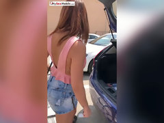 Anal, Gros cul, Brunette brune, Tir de sperme, Espagnole