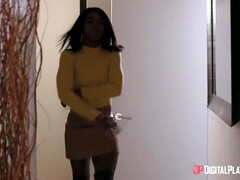 Shameless ebony tart mind-blowing hardcore clip