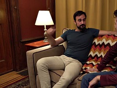 Gay Maxx enjoys a threesome with his stepsons Wheeler and Klear