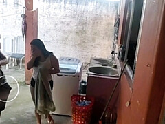 素人, デカ尻, デカチン, フェラチオ, 茶髪の, チン, ラティーナ, 現実