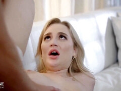 Blondine, Blasen, Vollbusig, Spermaladung, Fingern, Milf, Natürlich, Pov