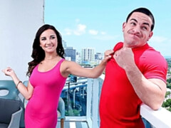 お尻, フェラチオ, 茶髪の, バック, ラティーナ, なめる, 淫乱熟女, オマンコ